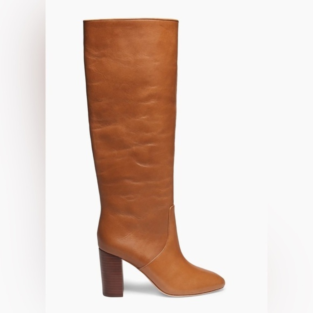 Loeffler Randall Goldy 90MM Leather Tall Boots Size 6